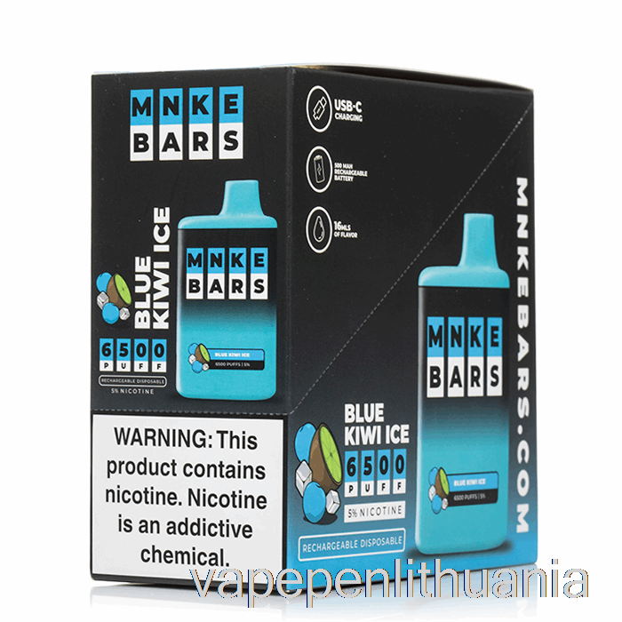 Mnke Bars 6500 Vienkartinis (5 Pak.) Vape Skystis